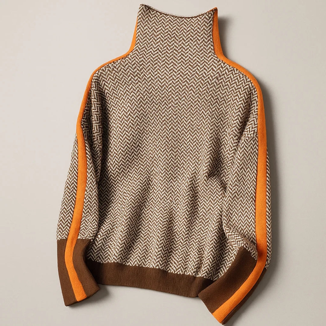 Camille | High Neck Sweater