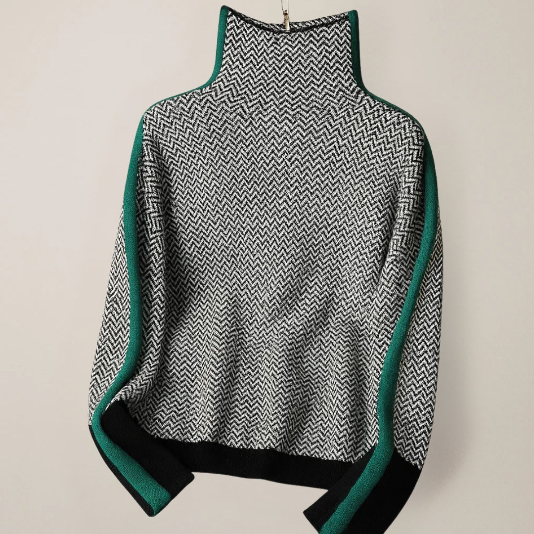 Camille | High Neck Sweater