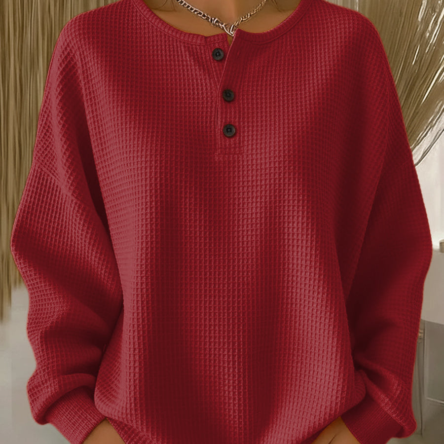 Pamelia | Waffle Knit Sweater