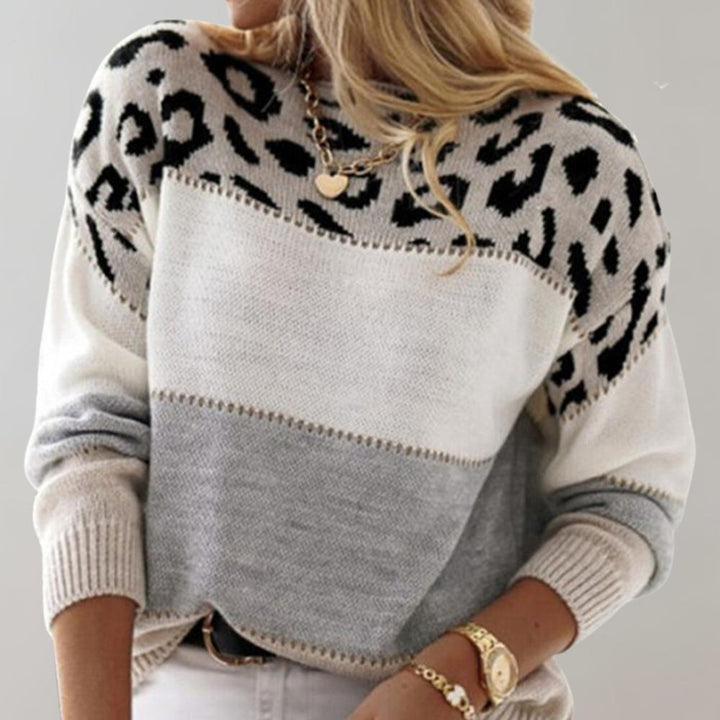 Elena | Elegant Leopard Sweater