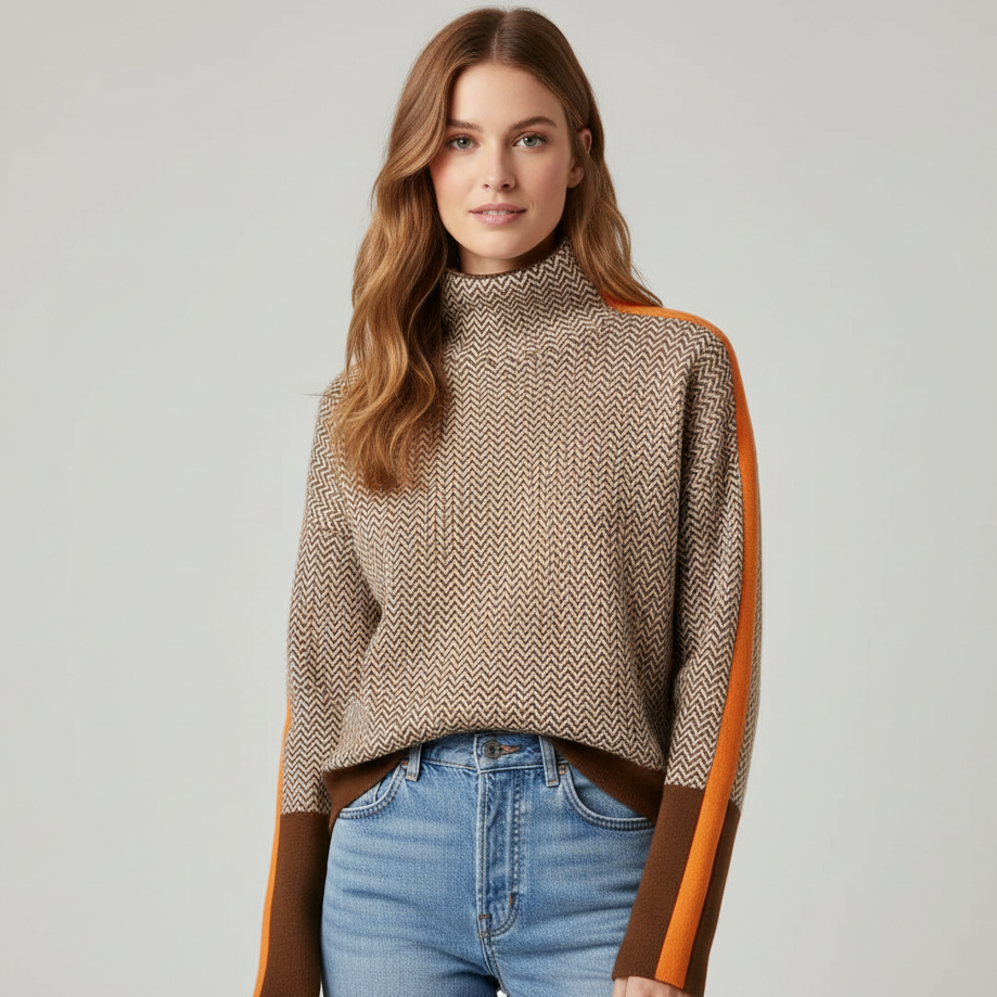 Camille | High Neck Sweater