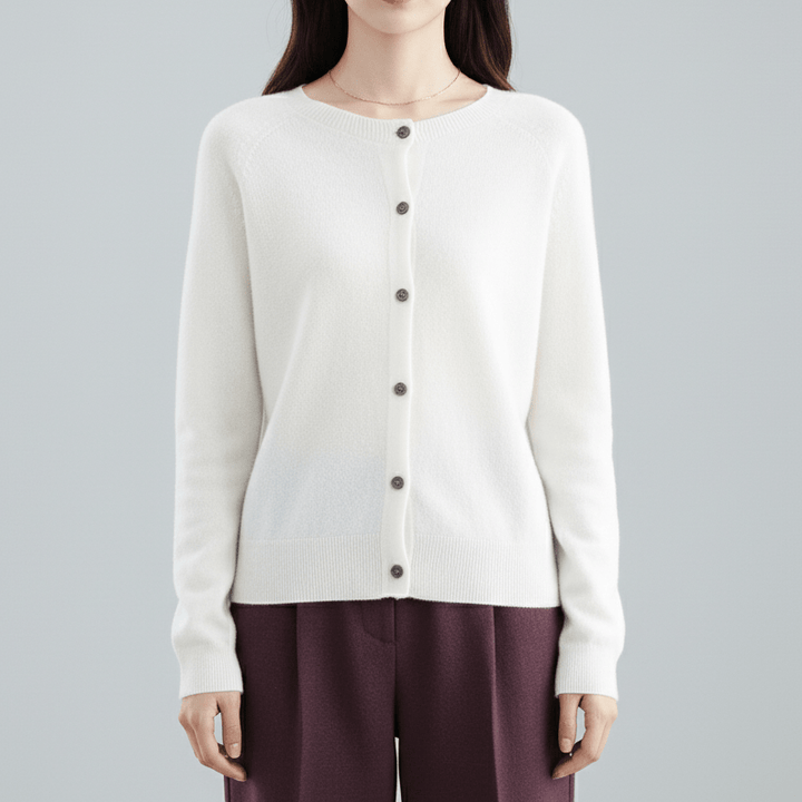 Avani | Wool Women’s O - Neck Knitted Sweater - MAISON EMILY