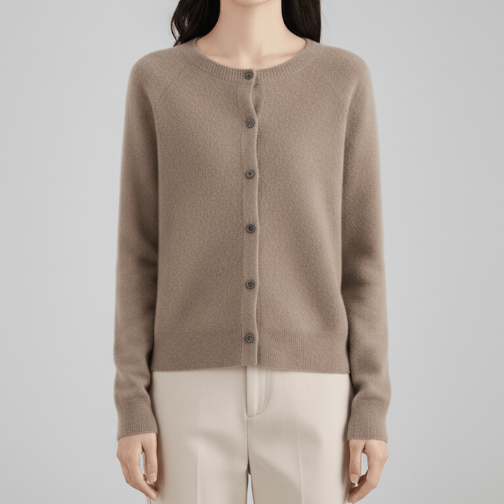 Avani | Wool Women’s O - Neck Knitted Sweater - MAISON EMILY
