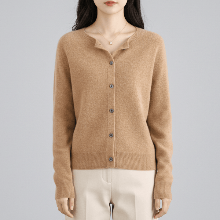 Avani | Wool Women’s O - Neck Knitted Sweater - MAISON EMILY