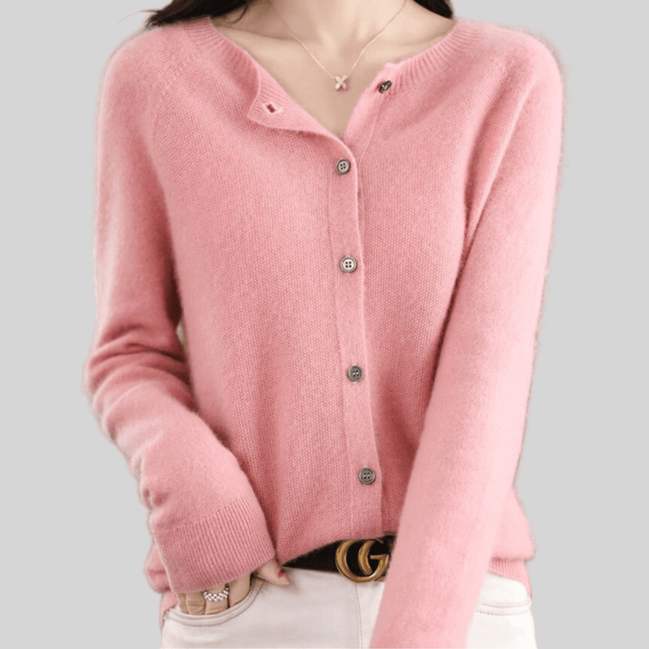 Avani | Wool Women’s O - Neck Knitted Sweater - MAISON EMILY