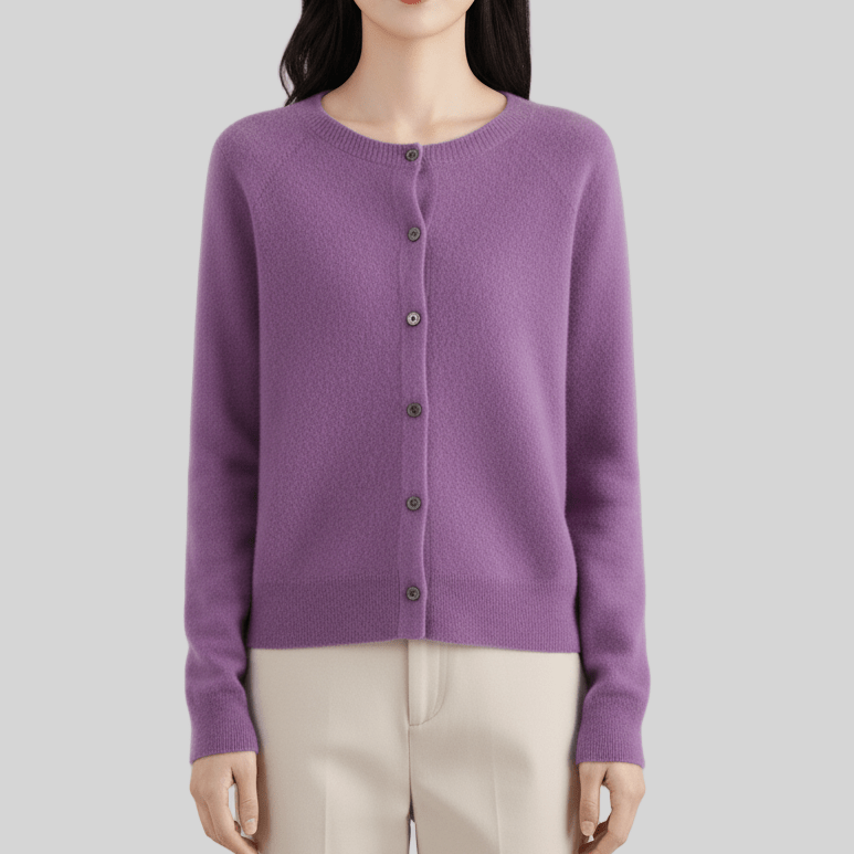 Avani | Wool Women’s O - Neck Knitted Sweater - MAISON EMILY