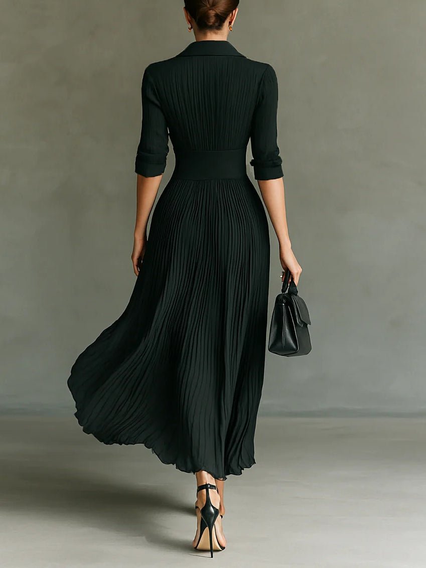 Avery | Long - sleeved Maxi Dress - MAISON EMILY