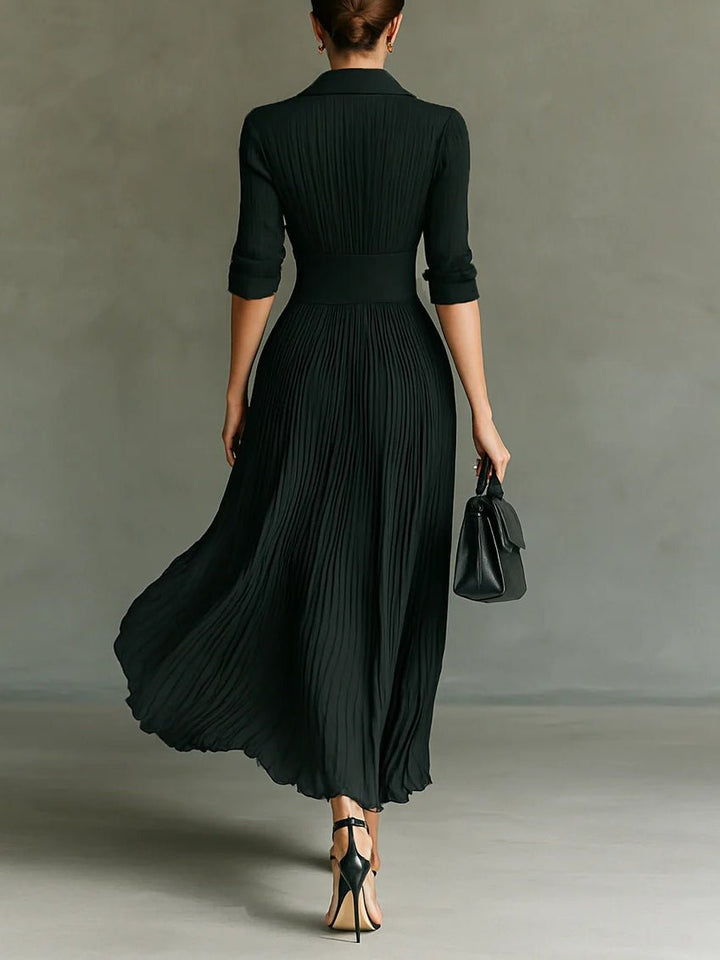 Avery | Long - sleeved Maxi Dress - MAISON EMILY
