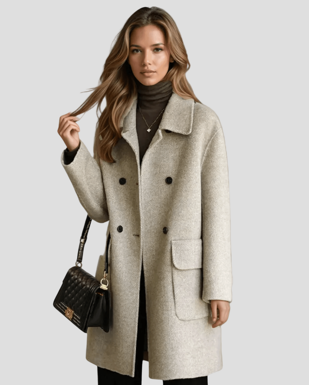 Charlene | Long Coat - MAISON EMILY