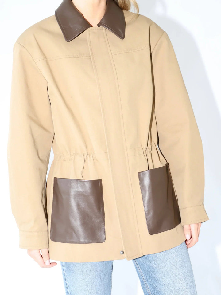 Cleo | Canvas Barn Jacket - MAISON EMILY