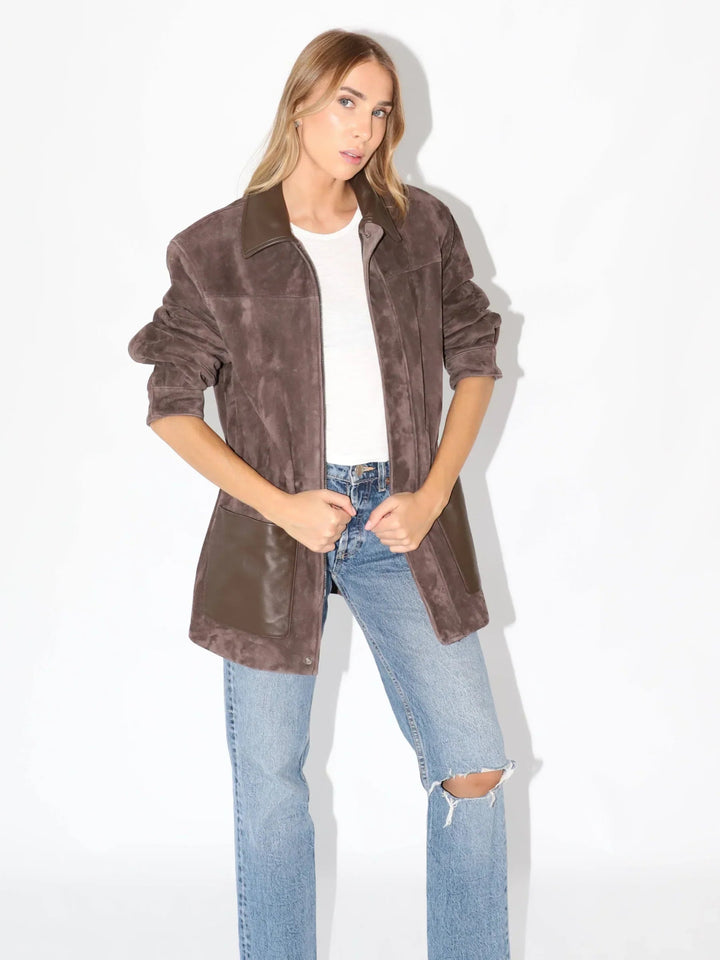 Cleo | Canvas Barn Jacket - MAISON EMILY
