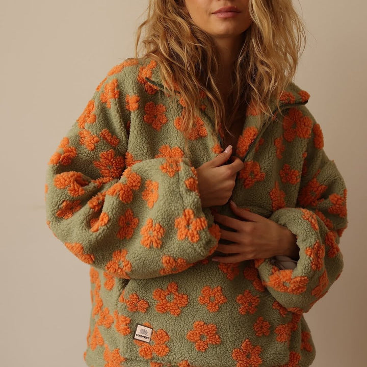 Louna | Fleece Warm Blossom - MAISON EMILY