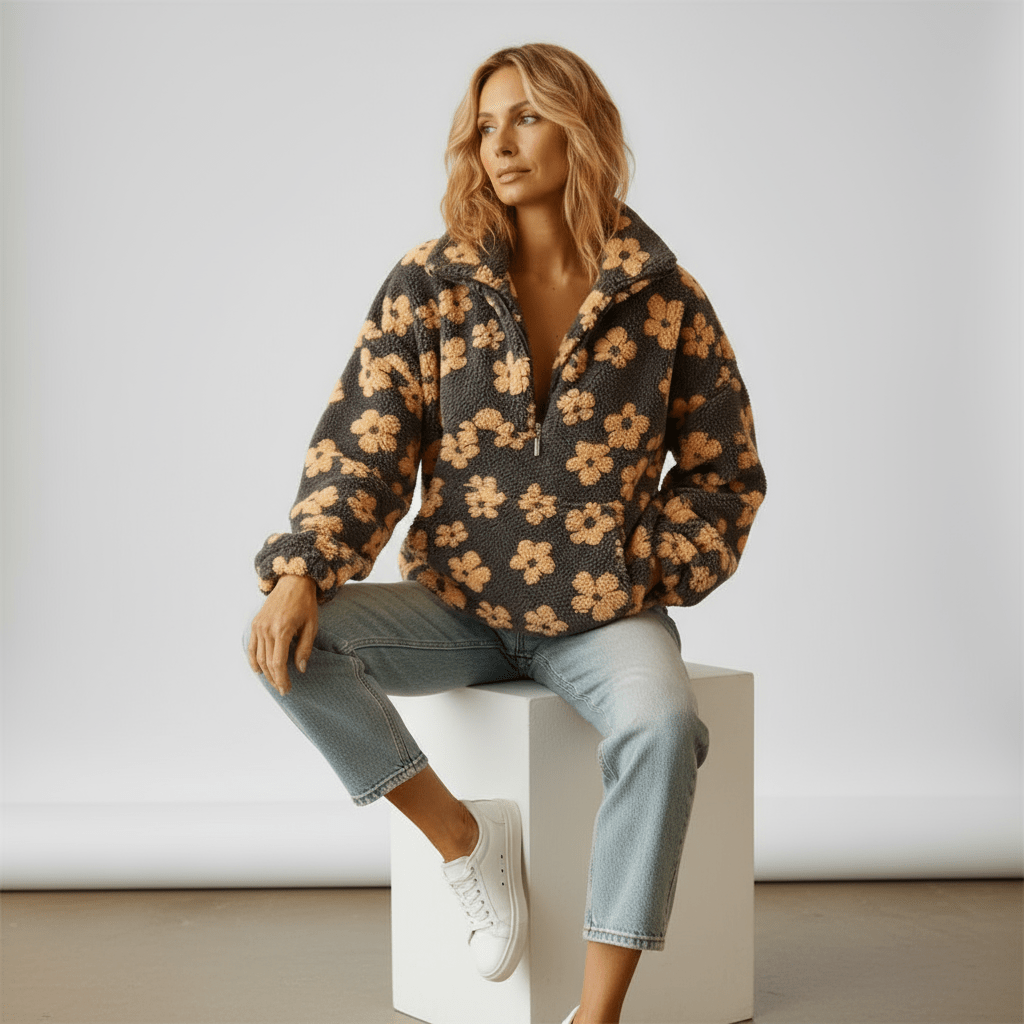 Louna | Fleece Warm Blossom - MAISON EMILY