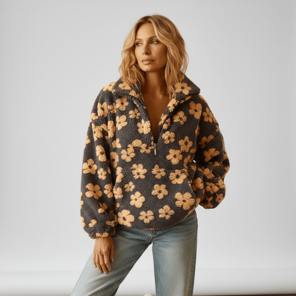 Louna | Fleece Warm Blossom - MAISON EMILY