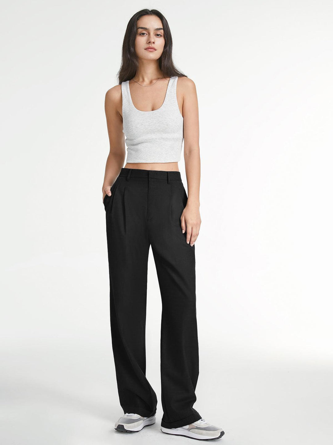 Luna | Straight Leg Pants - MAISON EMILY