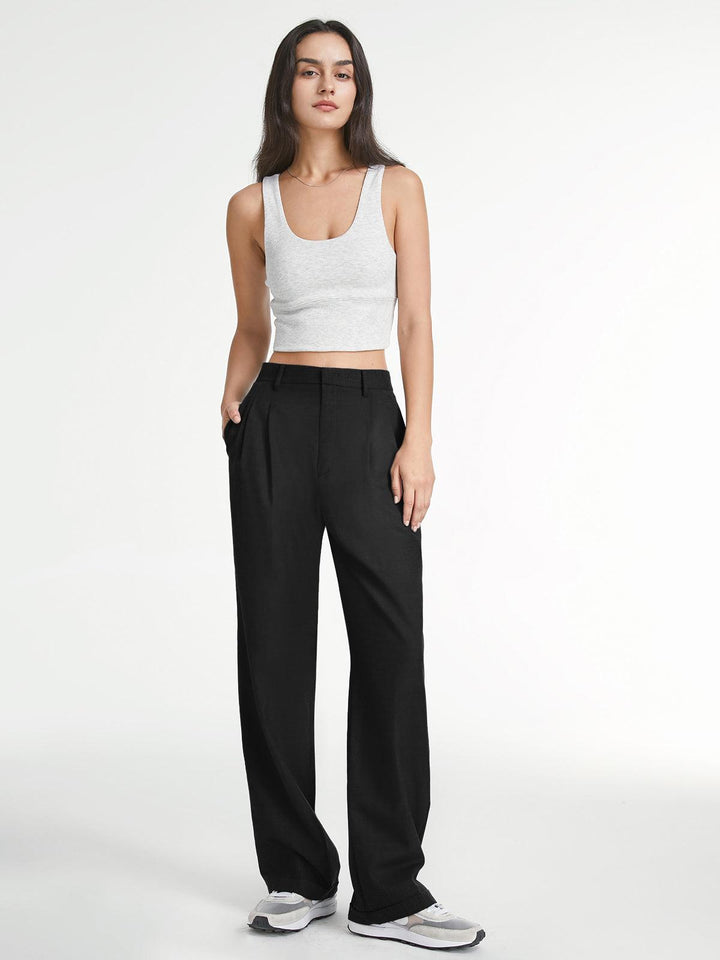 Luna | Straight Leg Pants - MAISON EMILY