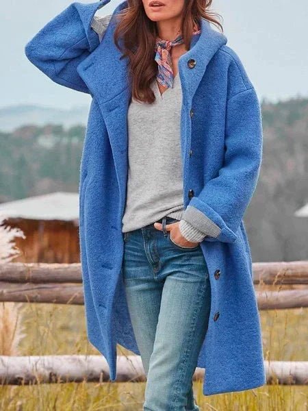 Mandy | Cozy Button - Up Coat - MAISON EMILY