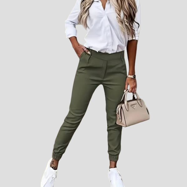 Margaret | Slim - Fit Pants - MAISON EMILY