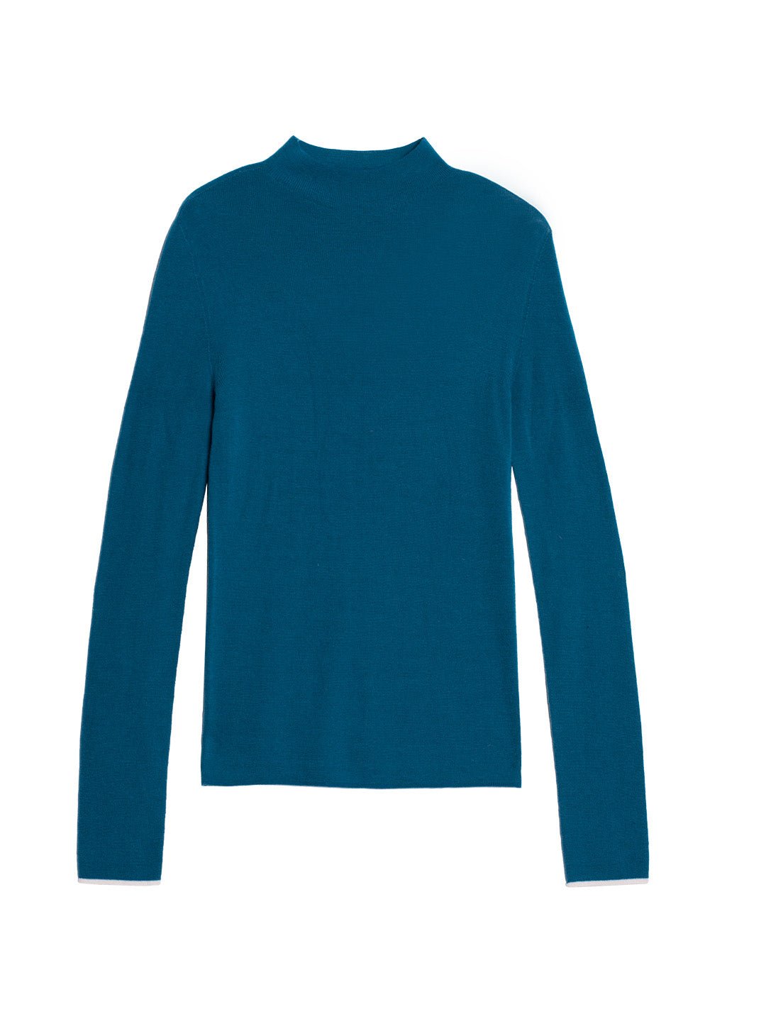 Marie | 100% Wool Half Turtleneck Slim Fit Solid Sweater - MAISON EMILY