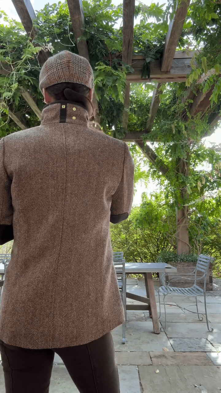 Pamela | Brown Tweed Jacket - MAISON EMILY