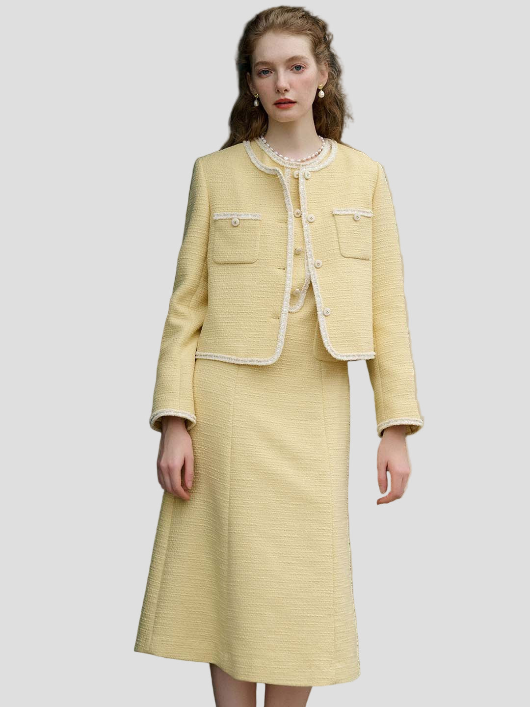 Paola | Tweed Jacket - MAISON EMILY