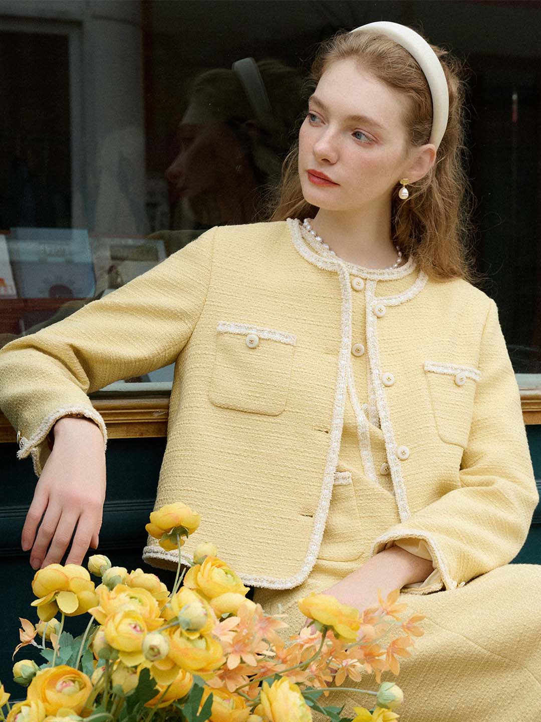 Paola | Tweed Jacket - MAISON EMILY