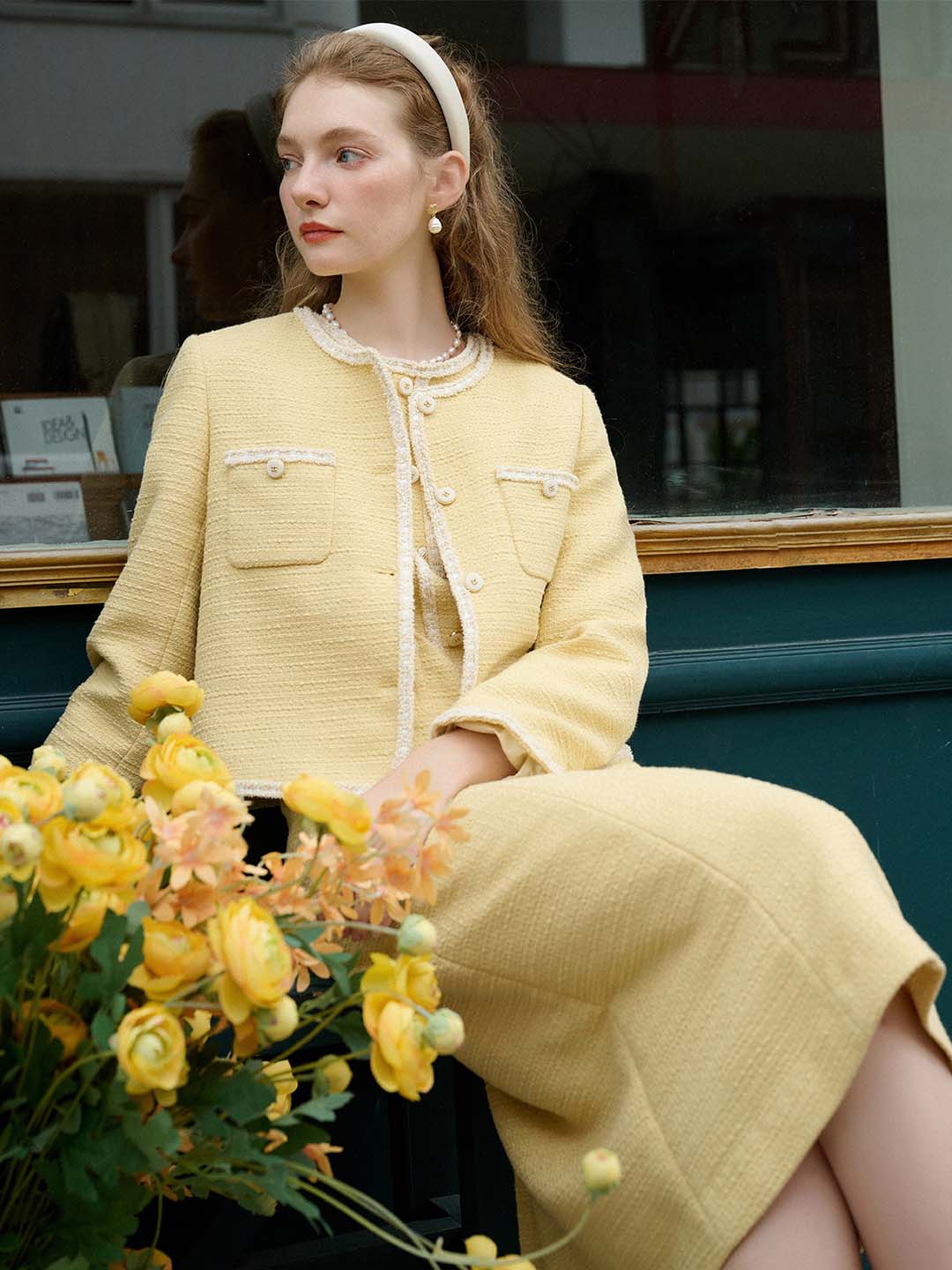 Paola | Tweed Jacket - MAISON EMILY