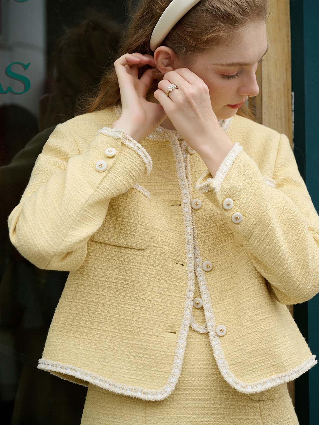 Paola | Tweed Jacket - MAISON EMILY