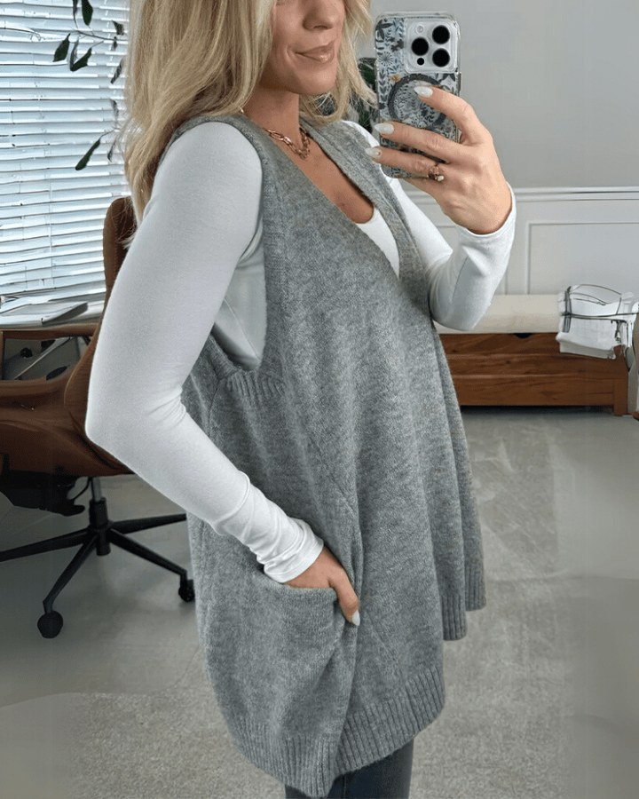 Rosa | Cozy Knit Vest - MAISON EMILY