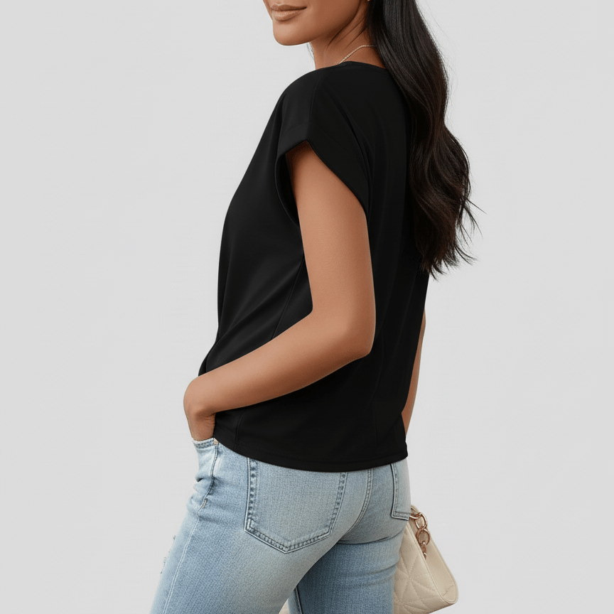 Sophie | Cute V - Neck Shirt - MAISON EMILY